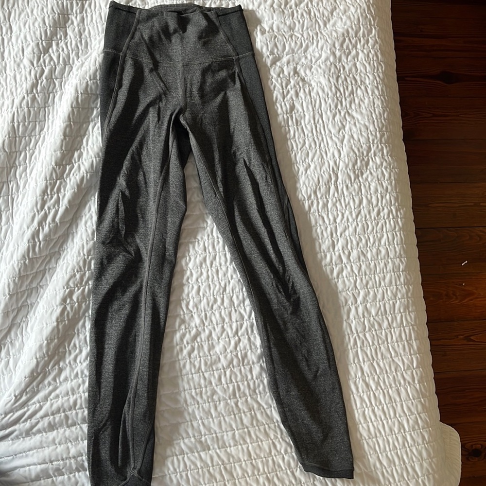 Lulu Lemon gray leggings size 2